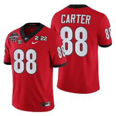 Georgia Bulldogs #88 Jalen Carter 2021-22 CFP National Jersey ...