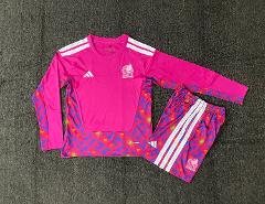 Youth Mexico Goalkeeper 2026 World Cup Long Sleeve Jersey Kids...