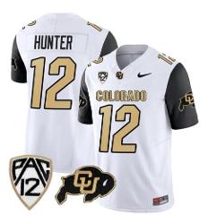 Men's Colorado Buffaloes Travis Hunter Jersey #12 College Blac...