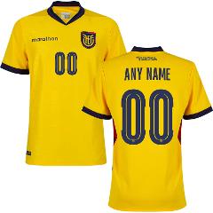 Ecuador Custom Home 2026 World Cup Jersey Fan Version
