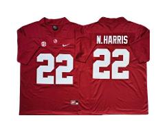 Alabama Crimson Tide #22 Najee Harris Red Football Jersey