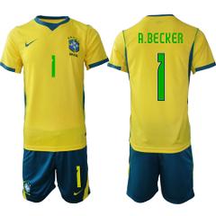 Brazil #1 A.BECKER Jersey National Team x World Cup 2026 Home ...
