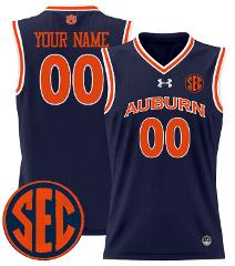 Custom Auburn Tigers Jersey Name, Number 2024 Lightweight Bask...