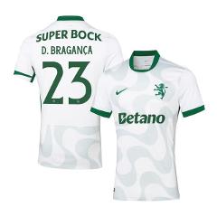 Daniel Bragana 23 Sporting CP 2025-26 Third Match Jersey  White