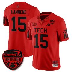 Will Jersey 15 Texas Tech Red Raiders Stranger Things Orange B...