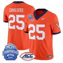 Cavaliers Jersey #25 Virginia 1995 Throwbacks 2025 ACC Champio...