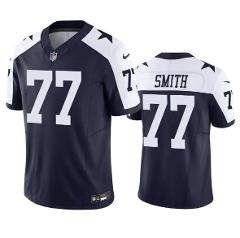 Men's Cowboys #77 Tyron Smith 2023 Brown Salute To Service Foo...