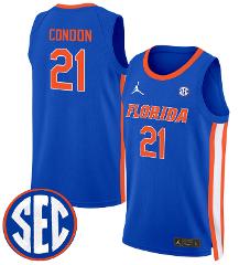 Alex Condon Jersey #21 Florida Gators Swingman Basketball Stit...