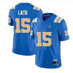 UCLA Bruins Laiatu Latu Jersey #15 College Football Blue
