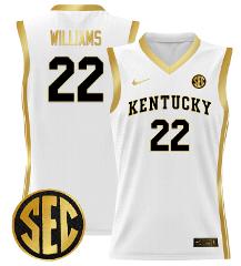 Amari Williams Jersey #22 Kentucky Wildcats Lightweight Basket...
