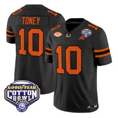 Malachi Toney Jersey #10 Miami Hurricanes 2025 Cotton Bowl Pat...