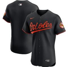 Baltimore Orioles Vapor Premier Elite Patch Jersey Black
