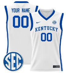 Custom Kentucky Wildcats Jersey Name, Number Lightweight Baske...