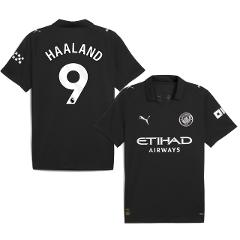 HAALAND #9 Manchester City 2025-26 Away Jersey  Black