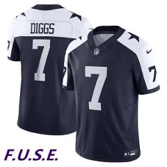 Men's Cowboys #7 Trevon Diggs Navy 2023 F.U.S.E. Alternate Vap...