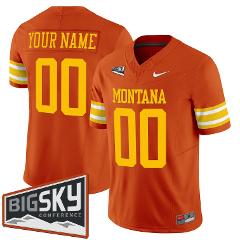 Custom Montana Grizzlies Jersey Name, Number 1995 Throwback St...