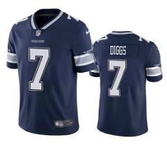 Men & Youth cowboys 7 Trevon Diggs color rush jersey navy blue