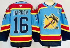 Florida Panthers #16 Aleksander Barkov Blue Reverse Retro Jersey