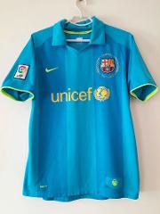Messi #10 Barcelona 2007-08 Retro Away Jersey  Mint
