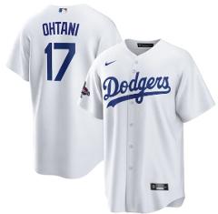 Los Angeles Dodgers 2024 World Series Champions Home Jersey White