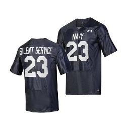 Silent Service Jersey #23 Navy Midshipmen Replica College Foot...