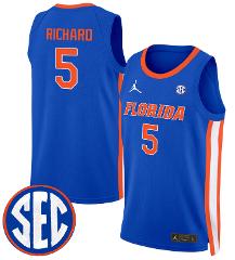 Will Richard Jersey #5 Florida Gators Swingman Basketball Stit...