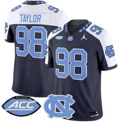 Lawrence Taylor Jersey #98 North Carolina Tar Heels 2025 Stitc...