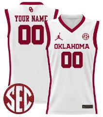 Custom Oklahoma Sooners Jersey 2024 Lightweight Basketball Sti...