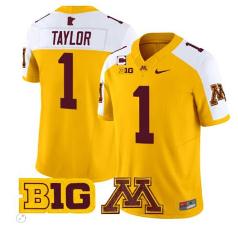 Darius Taylor Jersey #1 Minnesota Golden Vapor Limited Footbal...