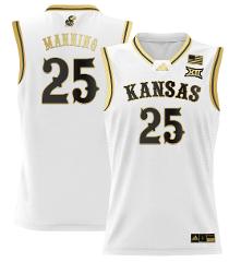 Danny Manning Jersey #25 Kansas Jayhawks 2024 Lightweight Bask...