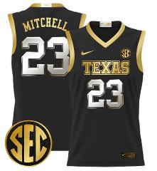 Dillon Mitchell Jersey #23 Texas Longhorns Lightweight Basketb...