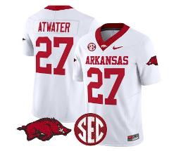 Steve Atwater Jersey #27 Arkansas Vapor Limited College Footba...