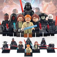 8pcs Star Wars Obi-Wan, Vader, Maul, Inquisitor & Reva Minifig...