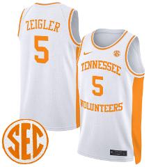 Zakai Zeigler Jersey #5 Tennessee Vols 2024 Swingman Basketbal...