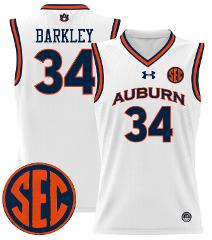 Charles Barkley Jersey #34 Auburn Tigers 2024 Lightweight Bask...