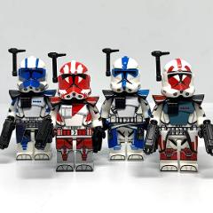4pcs Star Wars ARC Troopers Alpha, Dredd & Ganch Minifigures