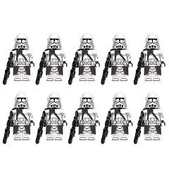 10pcs Star Wars Phase II Heavy Troopers Minifigures Toy