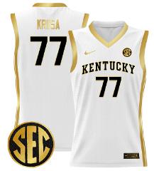 Kerr Kriisa Jersey #77 Kentucky Wildcats Lightweight Basketbal...