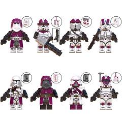 8pcs Star Wars Nova Corps Marines Minifigures Toy