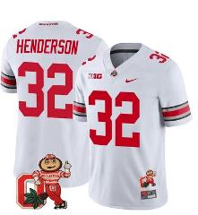 TreVeyon Henderson Jersey #32 Ohio State Buckeyes Mascot Patch...