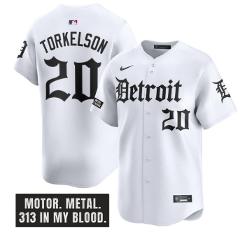 Spencer Torkelson Jersey #20 Detroit Tigers Motor Gothic Editi...
