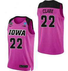 Men's Caitlin Clark Iowa Hawkeyes Pink College Basketball Fina...