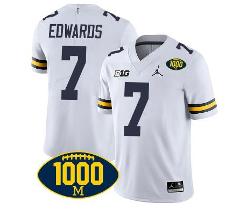 Donovan Edwards Jersey #7 Michigan Wolverines 1000 Wins Patch ...