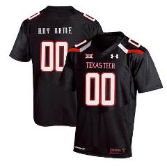 Texas Tech Custom Name and Number NCAA College Football Jersey...
