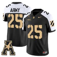 Knights Jersey #25 Army Black Knights 2025 Vapor Limited Stitc...