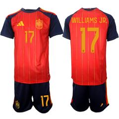 Spain #17 WILLIAMS JR. National Team x World Cup 2026 Home Red...