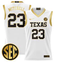 Dillon Mitchell Jersey #23 Texas Longhorns Lightweight Basketb...