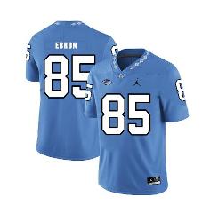 North Carolina Tar Heels #85 Eric Ebron NCAA Football Jersey Blue