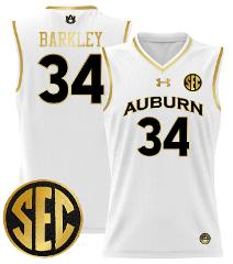 Charles Barkley Jersey #34 Auburn Tigers 2024 Lightweight Bask...
