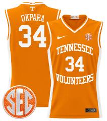 Felix Okpara Jersey #34 Tennessee Vols 2024 Lightweight Basket...